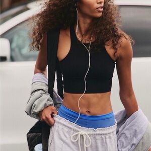“ Every single time” Free People sports bra crop top NWT